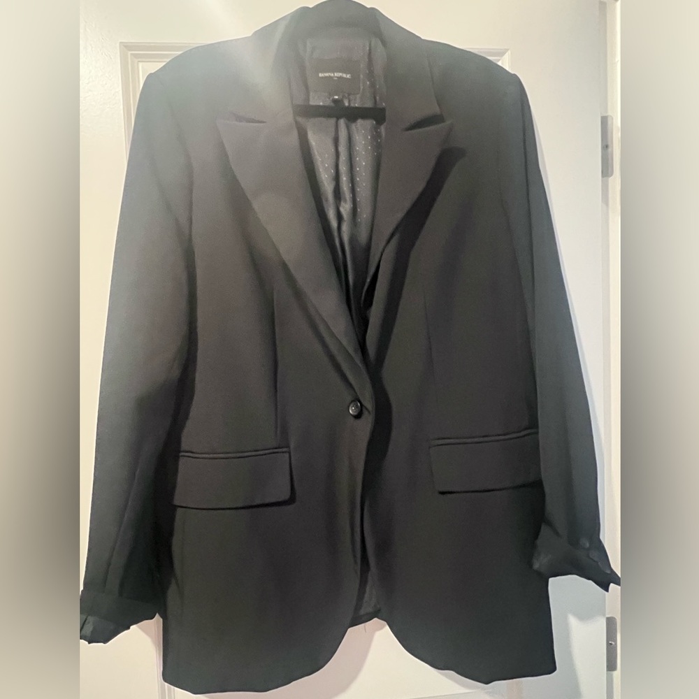 Banana Republic Black Suite Jacket